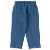 Konges Sløjd  x Luksusbaby Denim Blue Magot Frill Bukser GOTS