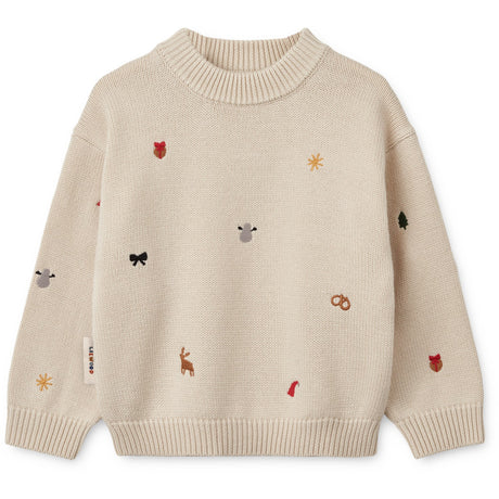 LIEWOOD Holiday / Sandy Orlane Embroidery Strik Jumper