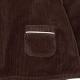 COPENHAGEN COLORS Dk.Brown Comb. Corduroy Baby Sæt W. Krave