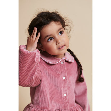 COPENHAGEN COLORS Rose Comb Corduroy Bluse W. Emb.