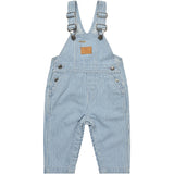 COPENHAGEN COLORS Denim Blue Stripe Y/D Twill Baby Smækbukser