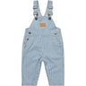 COPENHAGEN COLORS Denim Blue Stripe Y/D Twill Baby Smækbukser