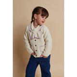 COPENHAGEN COLORS Dark Indigo Blue Washed Organic Denim Bukser W. Pocket Embroidery & Wide Leg