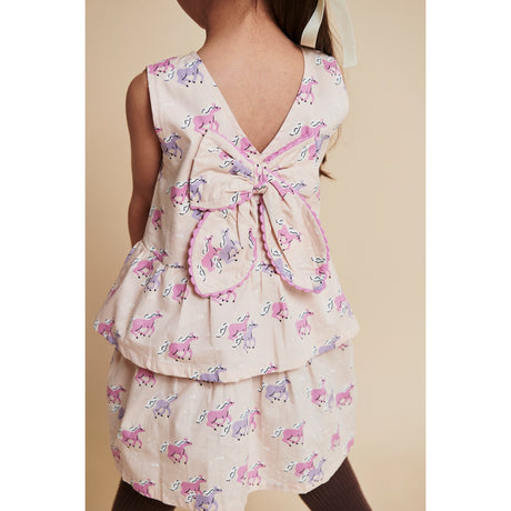 COPENHAGEN COLORS Unicorn Comb Unicorn Kjole W. Ruffle & Sløjfe