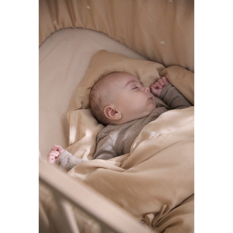 FILIBABBA Warm Grey Sengetøj Gots - Embroidered Christian The Whale