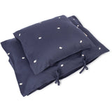 FILIBABBA Midnight Sengetøj Gots - Embroidered Christian The Whale