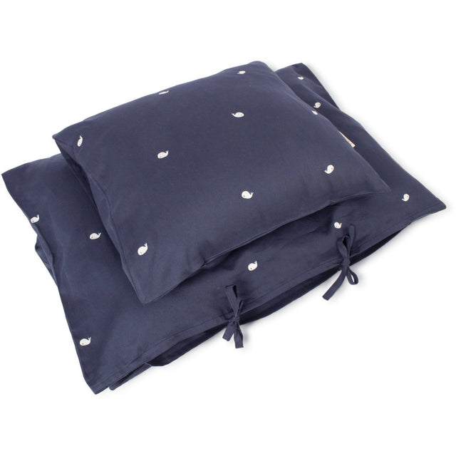 FILIBABBA Midnight Sengetøj Gots - Embroidered Christian The Whale