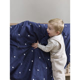 FILIBABBA Midnight Sengetøj Gots - Embroidered Christian The Whale