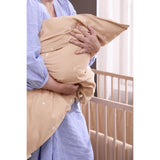 FILIBABBA Warm Grey Sengetøj Gots - Embroidered Christian The Whale