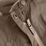 Mini A ture Morel Grey Matwisti Fleece Lined Snowsuit. GRS