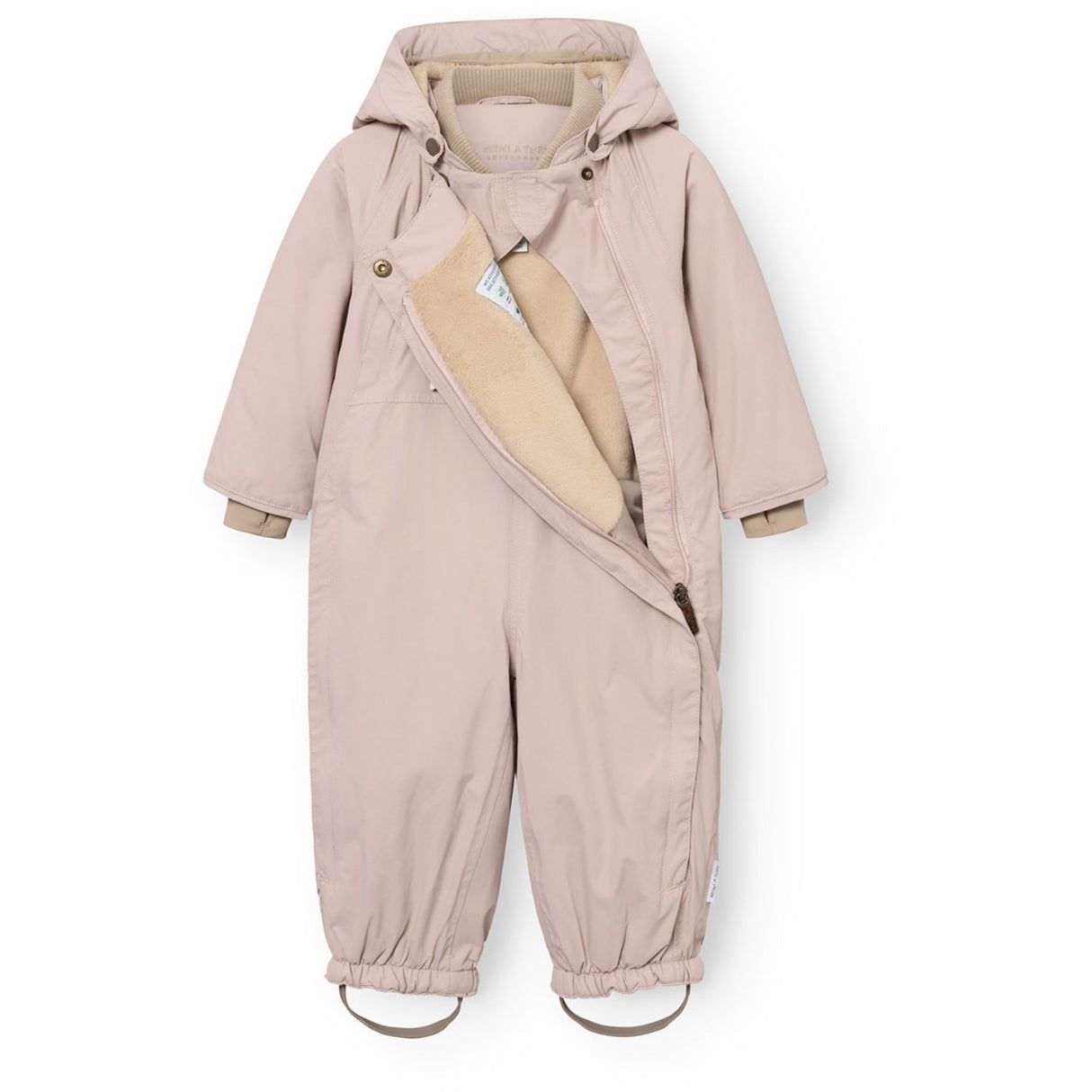 Mini A ture Cloudy Rose Matwisti Fleece Lined Snowsuit. GRS