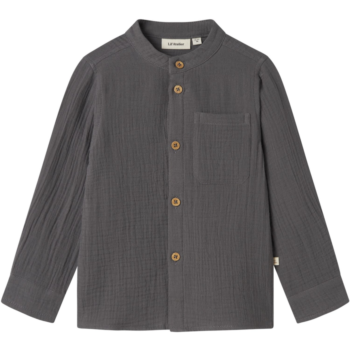 Lil'Atelier Poppy Seed Nmmloros Ls Skjorte Lil