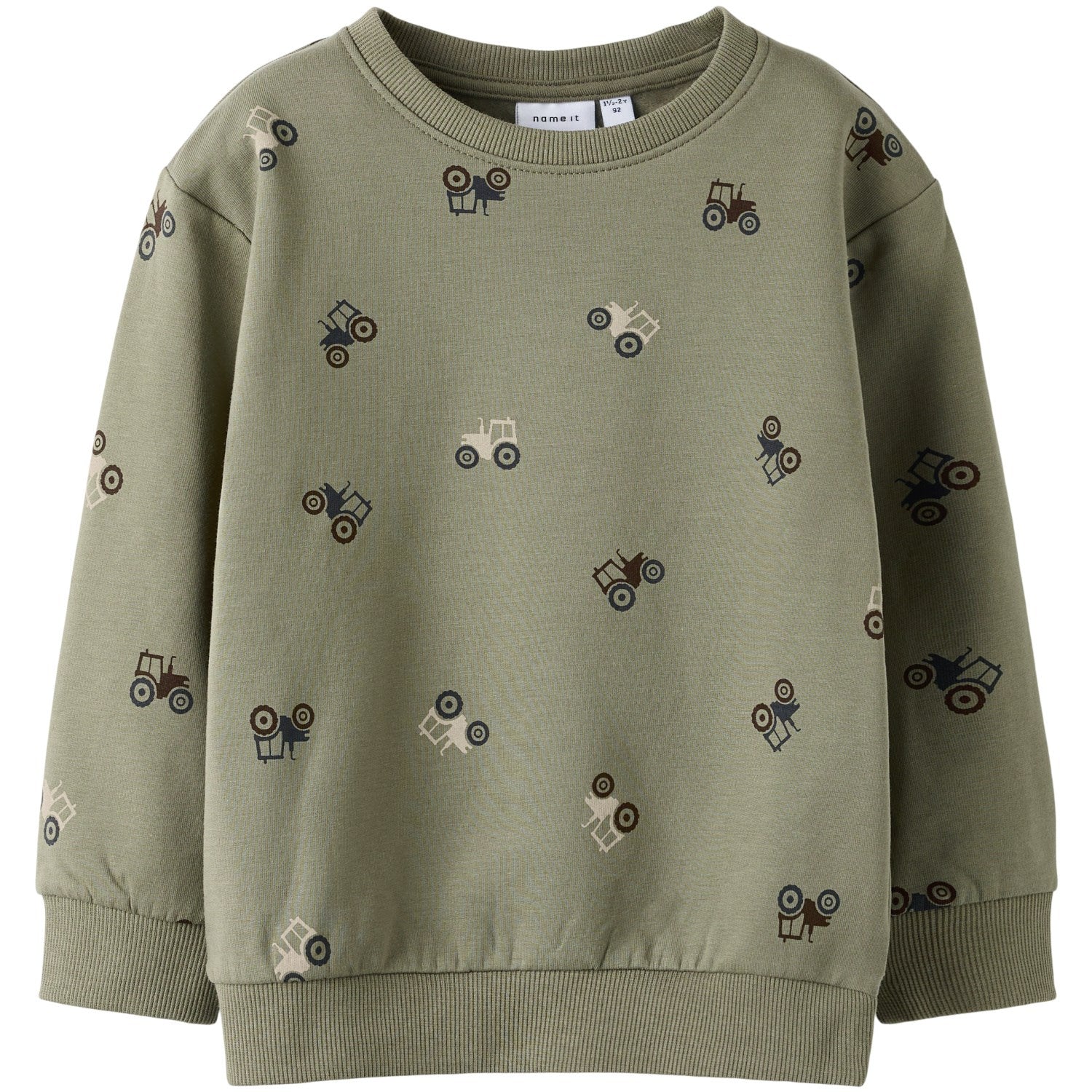 NAME IT Jungen Sweatshirt, Langarm, Schwarz – Bequemer Basic-Pullover Von Der Dänischen Marke