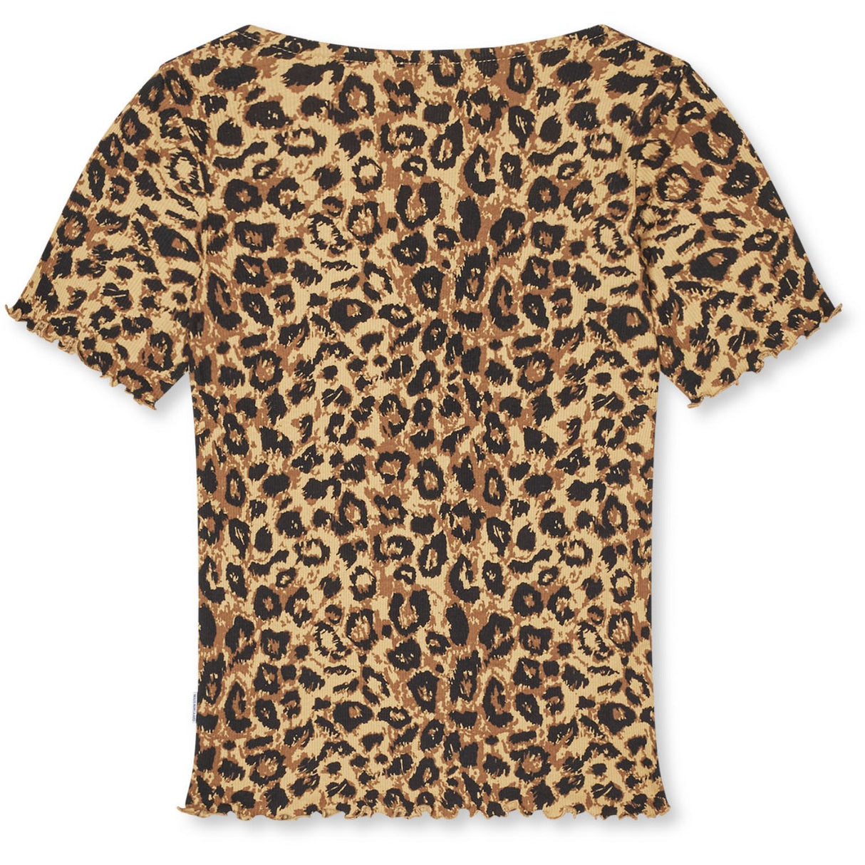 Mads Nørgaard Leopard Aop/Black 2X2 Bomuld Aop Tiki T-shirt