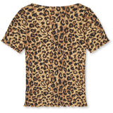 Mads Nørgaard Leopard Aop/Black 2X2 Bomuld Aop Tiki T-shirt