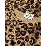 Mads Nørgaard Leopard Aop/Black 2X2 Bomuld Aop Talino Bluse