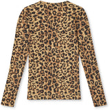 Mads Nørgaard Leopard Aop/Black 2X2 Bomuld Aop Talino Bluse