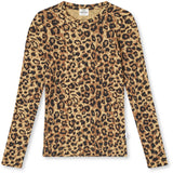 Mads Nørgaard Leopard Aop/Black 2X2 Bomuld Aop Talino Bluse