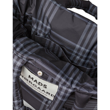 Mads Nørgaard Black/Vanilla Ice Light Ripstop Pude Aop Taske