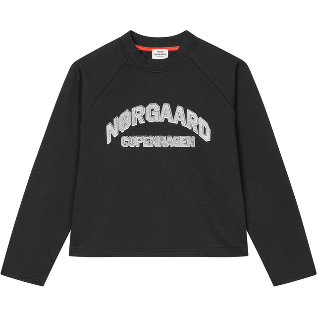Mads Nørgaard Jet Black Mix Sweat Alia Sweatshirt