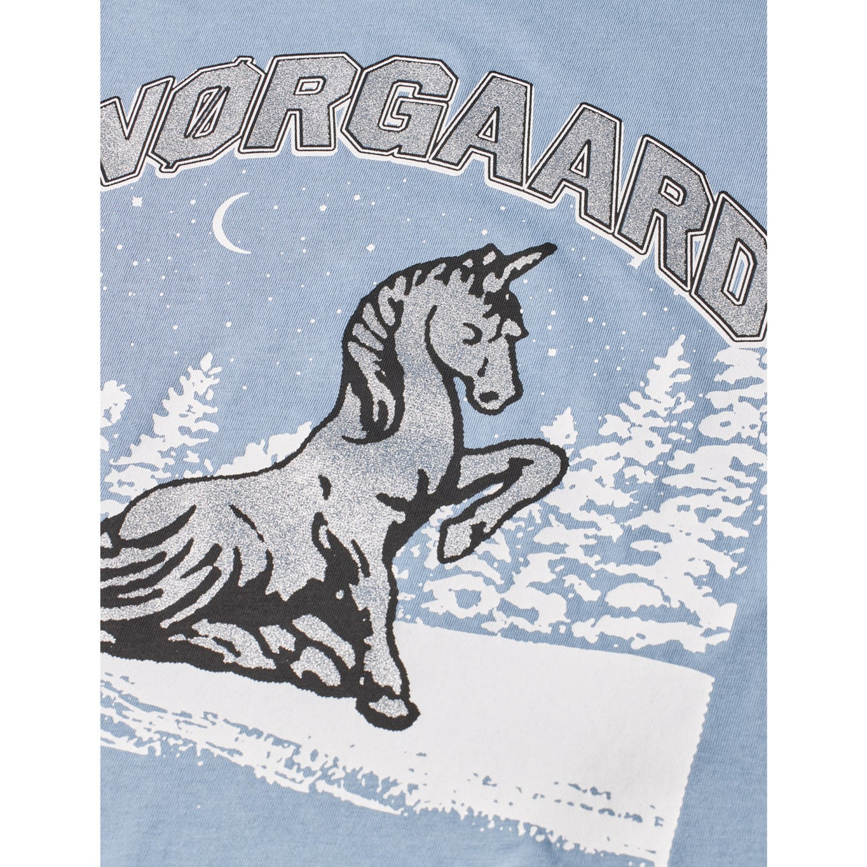 Mads Nørgaard Faded Denim Single Bomuld Tuvina T-shirt