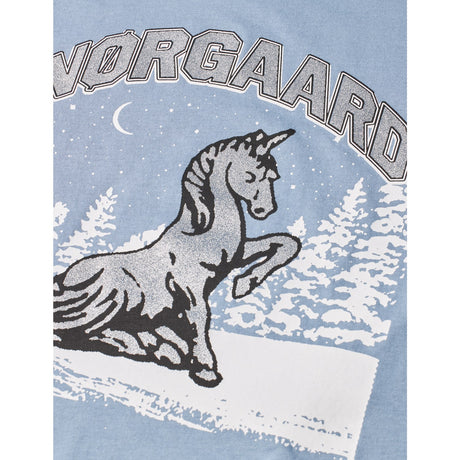 Mads Nørgaard Faded Denim Single Bomuld Tuvina T-shirt