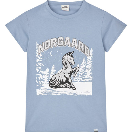 Mads Nørgaard Faded Denim Single Bomuld Tuvina T-shirt