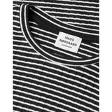Mads Nørgaard Black/Vanilla Ice 5X5 Stripe Talika Bluse