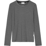 Mads Nørgaard Black/Vanilla Ice 5X5 Stripe Talika Bluse