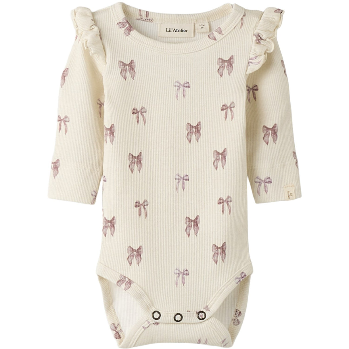 Lil'Atelier Turtledove Bow Nbfgavo Eko Ls Slim Body Lil Noos