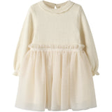 Lil'Atelier Pistachio Shell Nmfsarina Ls Strik Kjole Lil