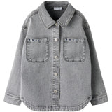 Name It Light Grey Denim Heart Studs Nkfeverlyn Dnm Schaket 5503-Ya N