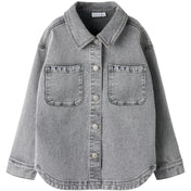 Name It Light Grey Denim Heart Studs Nkfeverlyn Dnm Schaket 5503-Ya N