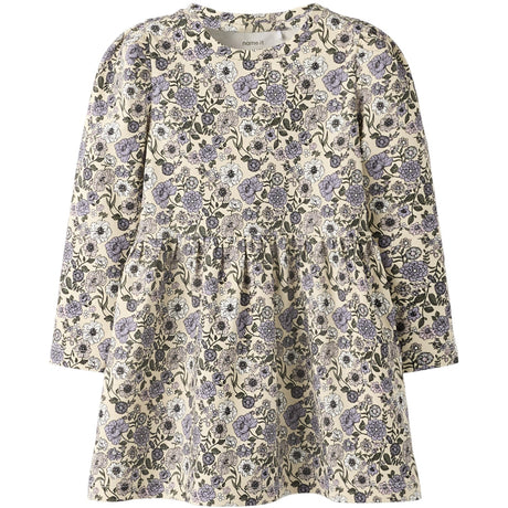 Name It Buttercream Big Flower Nmfnikala Ls Kjole Box Lnoos