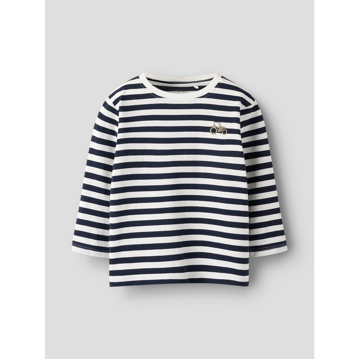 Name It Navy Blazer Bright White Nmmnelson Ls Nreg Top