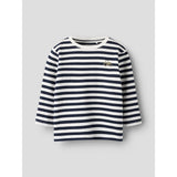 Name It Navy Blazer Bright White Nmmnelson Ls Nreg Top