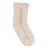 Minymo Burnished Lilac Ankle Strømpe Solid 2-Pak