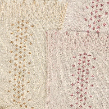 Minymo Burnished Lilac Ankle Strømpe Solid 2-Pak