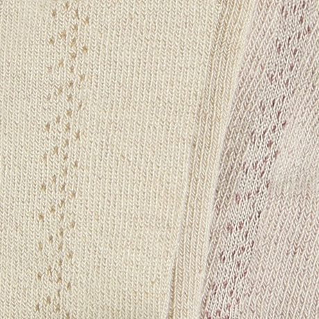 Minymo Burnished Lilac Strømpebukser W.Pointelle (2-Pack)