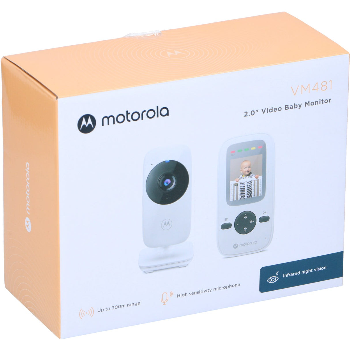 Motorola Babyalarm med Kamera - Hvid - VM481 2" WHT
