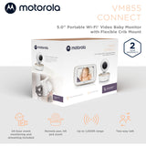 Motorola Babyalarm med Kamera - Hvid - VM855 Connect