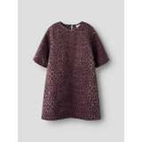 Name It Burgundy Leo Nkfleo Twill Kjole 4002-Td