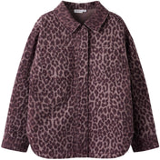 Name It Burgundy Leo Nkfleo Twill Shacket 4002-Td