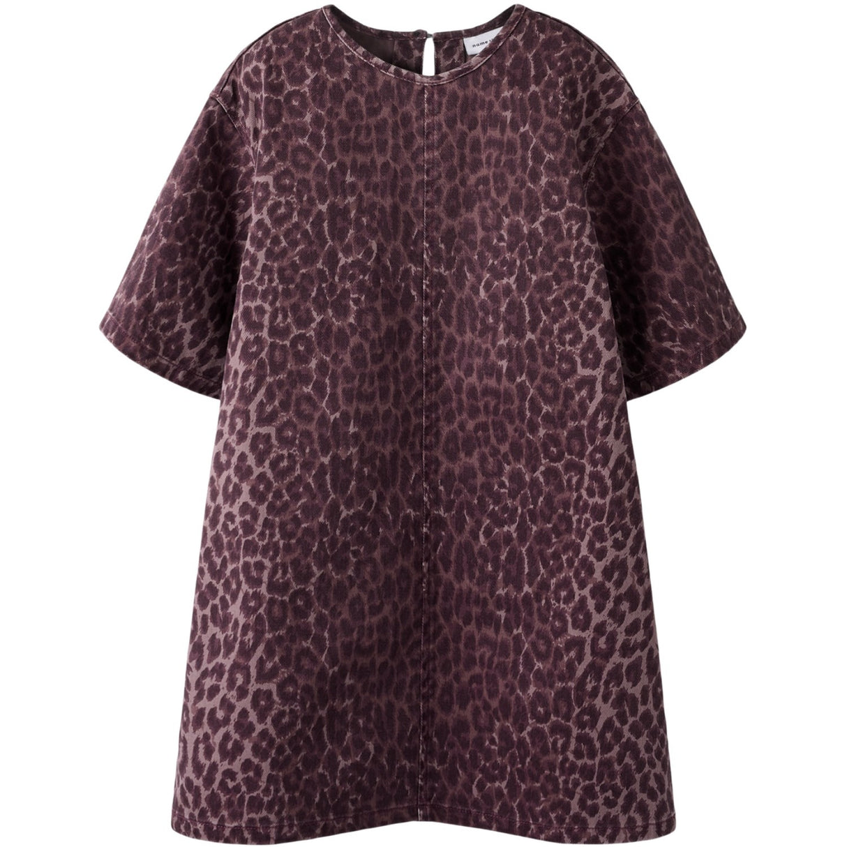 Name It Burgundy Leo Nkfleo Twill Kjole 4002-Td