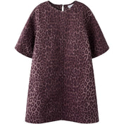 Name It Burgundy Leo Nkfleo Twill Kjole 4002-Td