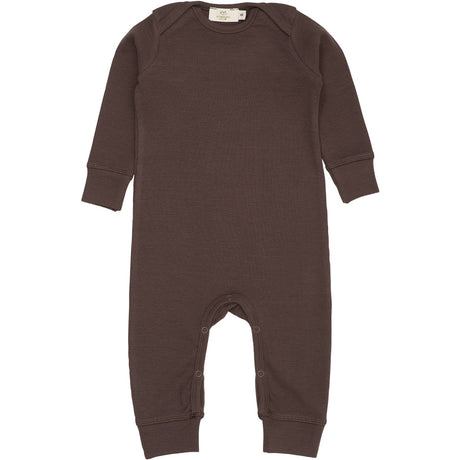 COPENHAGEN COLORS Dk Brown Modal Full Body Romper