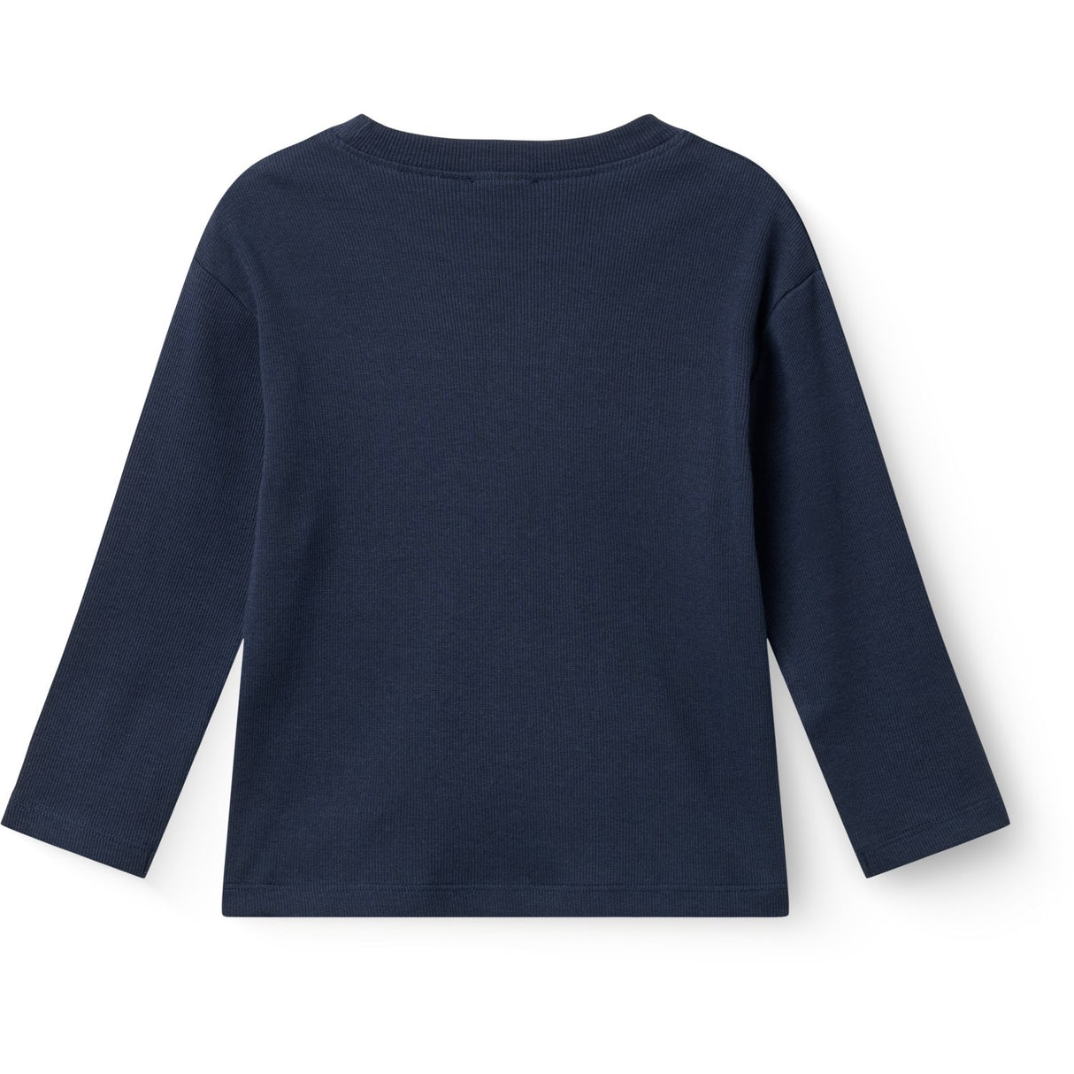 COPENHAGEN COLORS Navy Modal Rib Ls Bluse W. Drop Shoulder