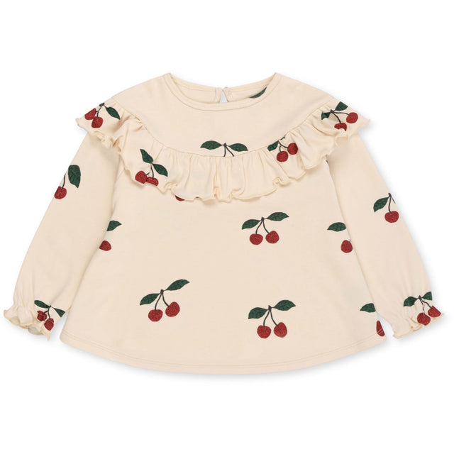 Konges Sløjd Ma Grande Cerise Glitter Malli Glitter Bluse GOTS