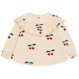 Konges Sløjd Ma Grande Cerise Glitter Malli Glitter Bluse GOTS