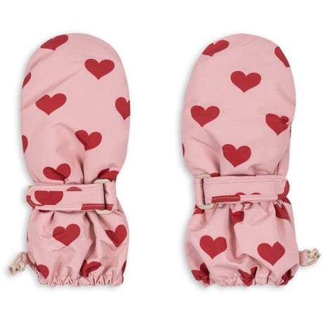 Konges Sløjd Amour Pink Nohr Snow Vanter Print